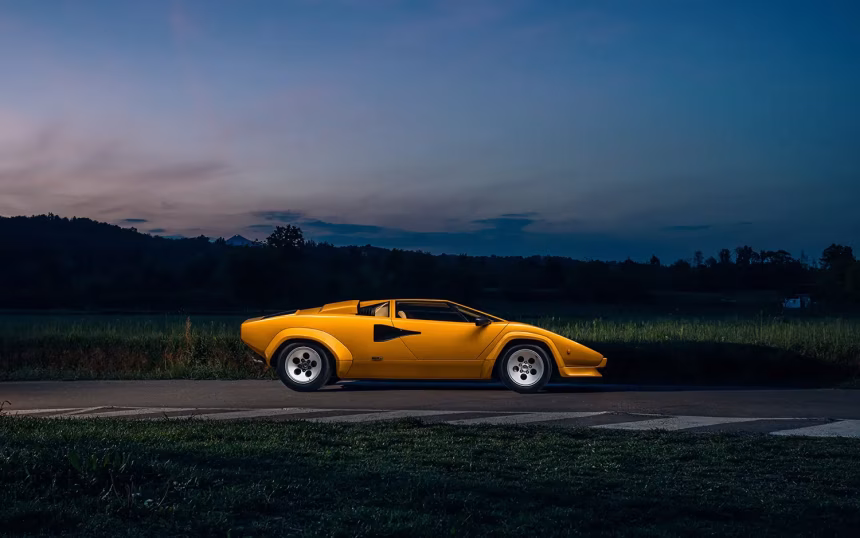 Ztracené Lamborghini Countach se vrací do aukční síně