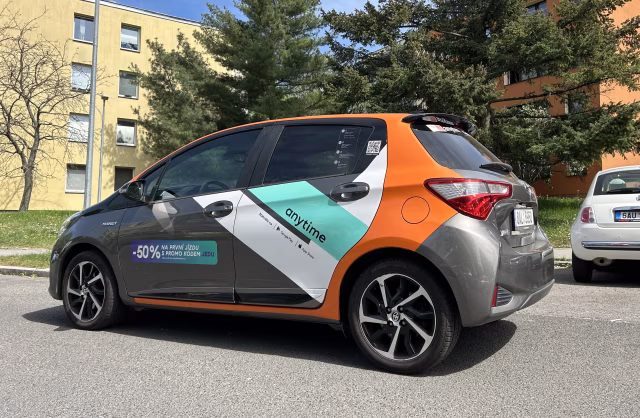 Vyzkoušeli jsme carsharing Anytime