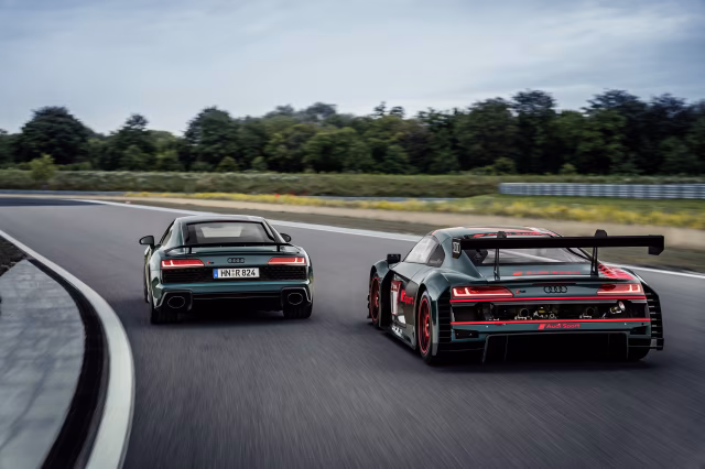 Odkaz na úspěchy závodního vozu R8 LMS: Audi R8 green hell