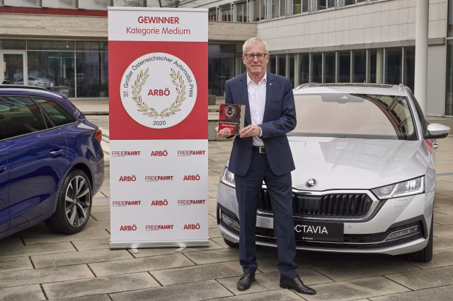 Nová ŠKODA OCTAVIA získala "Velkou automobilovou cenu Rakouska"