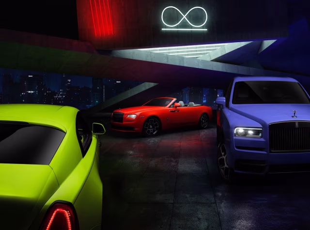 Nové odstíny ´NEON NIGHTS´ rozzáří Rolls-Royce